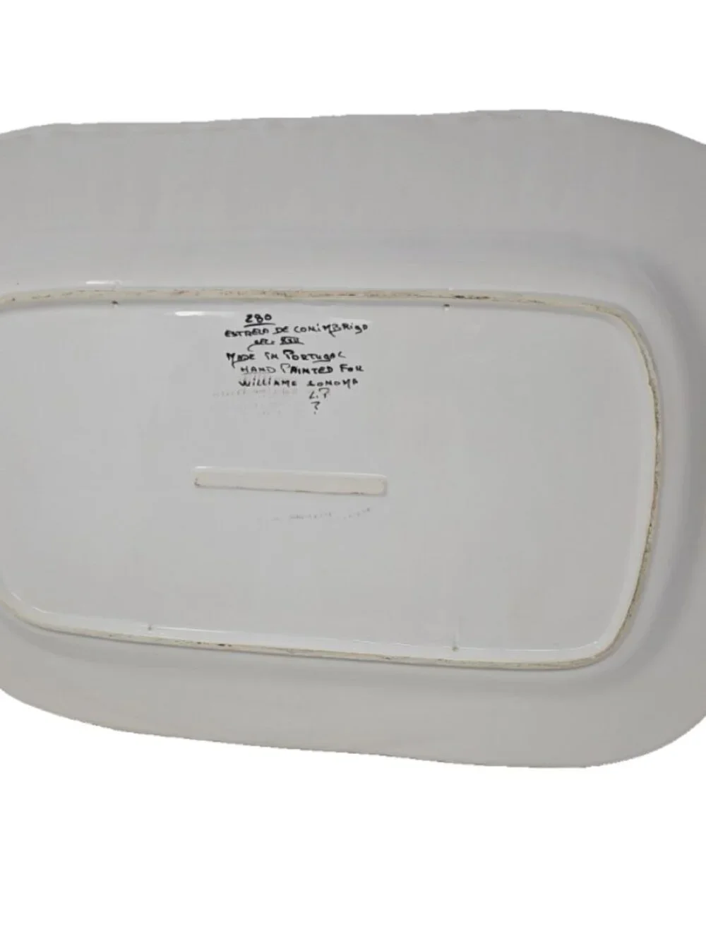 Majolica Nazari Provence Platter Williams Sonoma Estrela de Conimbriga Portugal